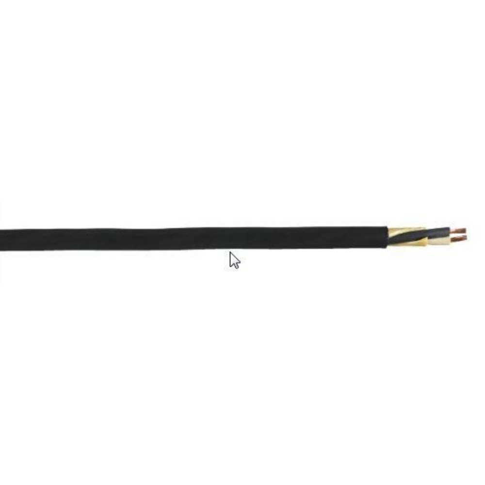 Electrical Cable SJ 3 C 12 AWG 300 V Black 76 m SJ3C12X76